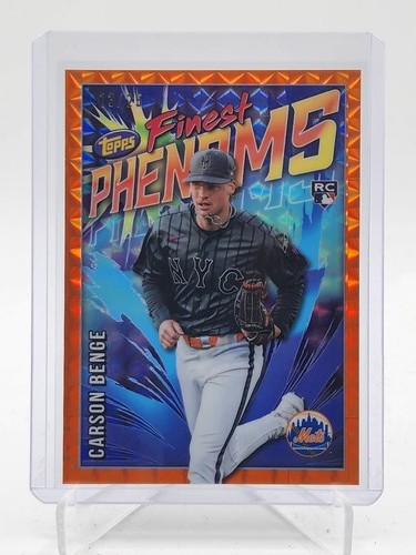 2026 Topps Finest Carson Benge Orange Geometric (RAW)