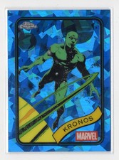 2025 Topps Marvel Chrome SAPPHIRE Base Card #25 Kronos (Eternals)