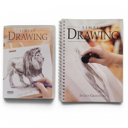 Simply Drawing Book & DVD Set Art Instruction How To Draw Sketch Guide Lessons