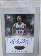 Kim English 2012-13 Panini Marquee - Rookie Signatures Card #85 (AU, RC). rookie card picture
