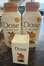 New! Sealed! Dose For Your Liver Dietary Supplement 16oz Two Pack Exp 5/2027