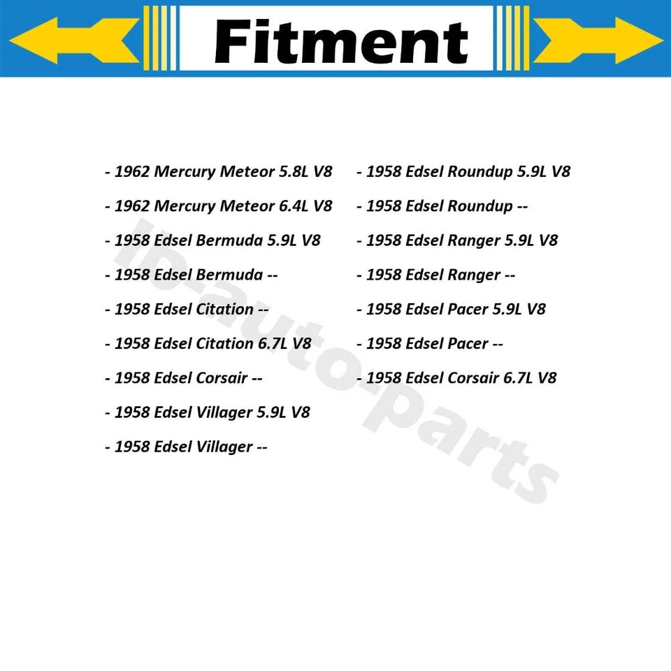 Cilindro de rueda de freno de tambor trasero 2 piezas para Ford Fairlane 3,3 L 1967-1968 Foto 4 de 4