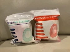 80 Pcs Adhesive Eye Patches (40) Four Colors Eye Pad (40) Nude Color