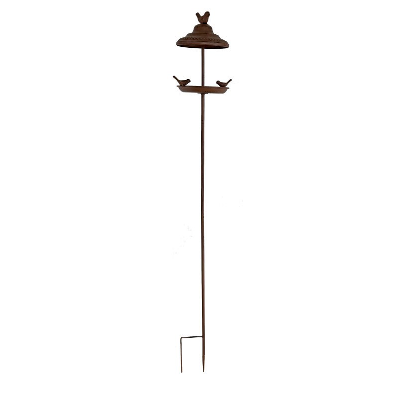 Mangeoire à oiseaux en bois pour balcon et terrasse arborée