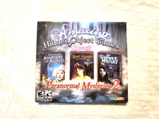 Amazing Hidden Object Games 3 PAK PC CD-ROM Paranormal Mysteries 2 Legacy