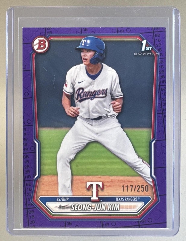 Seong-Jun Kim 2026 Bowman #BP-45 Purple Pattern Rookie 1st RC /250