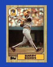 1987 Topps Set-Break #320 Barry Bonds RC NR-MINT *GMCARDS*