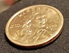 2000-P Sacagawea Native American $1 Coin Philadelphia  KM#309 No Markings Error  — photo 6