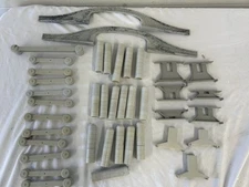 Aurora HO Slot Car Track Mixed Support Lot Risers Beams Trestles Bridge 3rd Lot