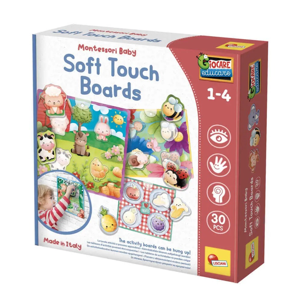 MONTESSORI BABY SOFT fühl Tafeln | Deutsch | Spiel | Kartonschachtel | 107834 - Image 4
