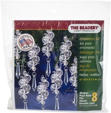 The Beadery Holiday Beaded Ornament Kit-Irridescent Bubbles Makes 8