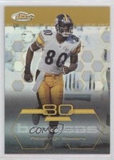 2003 Topps Finest Gold Refractor 46/50 Plaxico Burress #37 10wn
