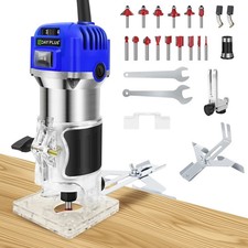 3800W Electric Hand Trimmer Palm Router Woodworking Laminate Wood Laminator 1/4"