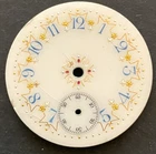 Antique Elgin 6s Fancy Pocket Watch Dial Parts 34.1mm Gold USA