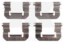 Zubehörsatz Scheibenbremsbelag NK 79991016 für KIA VELOSTER FS GD HYUNDAI i30 JD