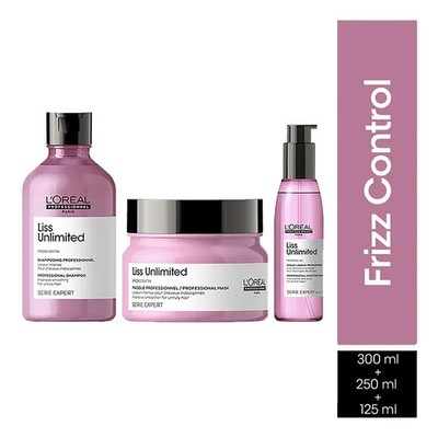 L'Oréal Professionnel Liss Unlimited Shampoo+Hair MASK+ Serum (300ml+250+125ml)