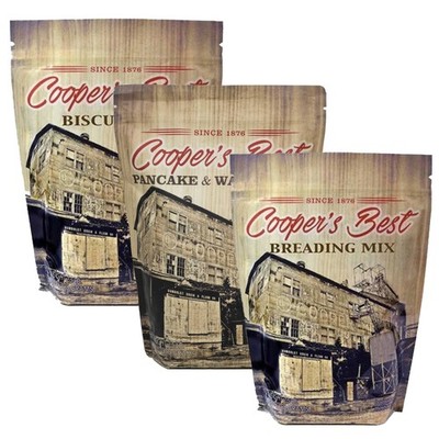 Cooper's Best Mix Bundle | Breading, Pancake & Biscuit Mixes | 2.5 lb Each | Coo