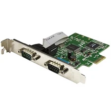 StarTech 2-Port PCI Express Serial Card with 16C1050 UART - RS232 - PCIe serial