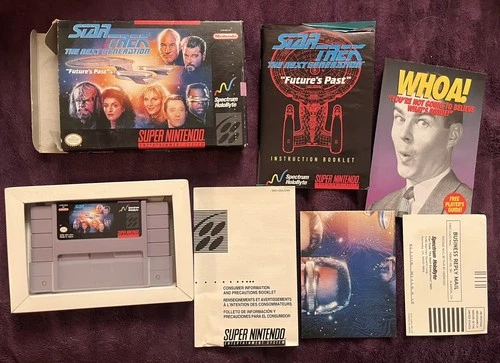 New ListingStar Trek TNG The Next Generation (SNES Super NES Nintendo) Complete CIB