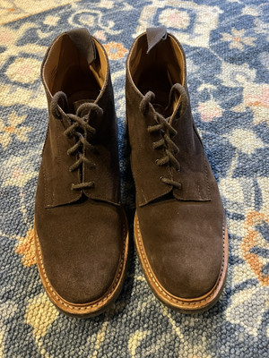 Tricker s Evedon Cafe Repello Suede 5 Eyelet Chukka Boots (Men s 10UK/11US)