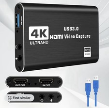4K Ultra HD HDMI Video Capture Card USB 3.0 External Digital Format 4 Ports