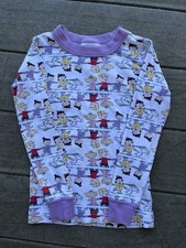 Peanuts Hanna Andersson Pajama Sleep Long Underwear Top Youth 5-6 110 cm