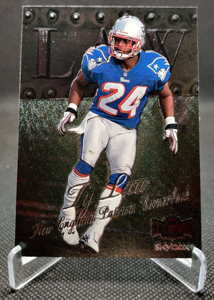 1999 Metal Universe #87 Ty Law New England Patriots Football Card