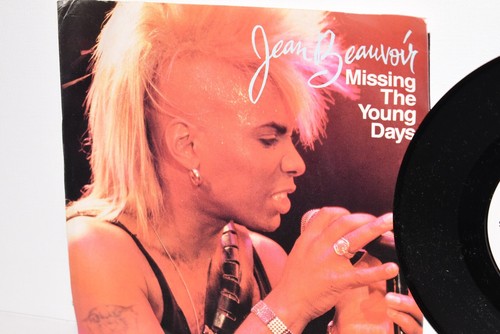 7" 45rpm Single Record Jean Beauvoir Missing the Young Days 1986 Picture Sleeve - Picture 2 of 4