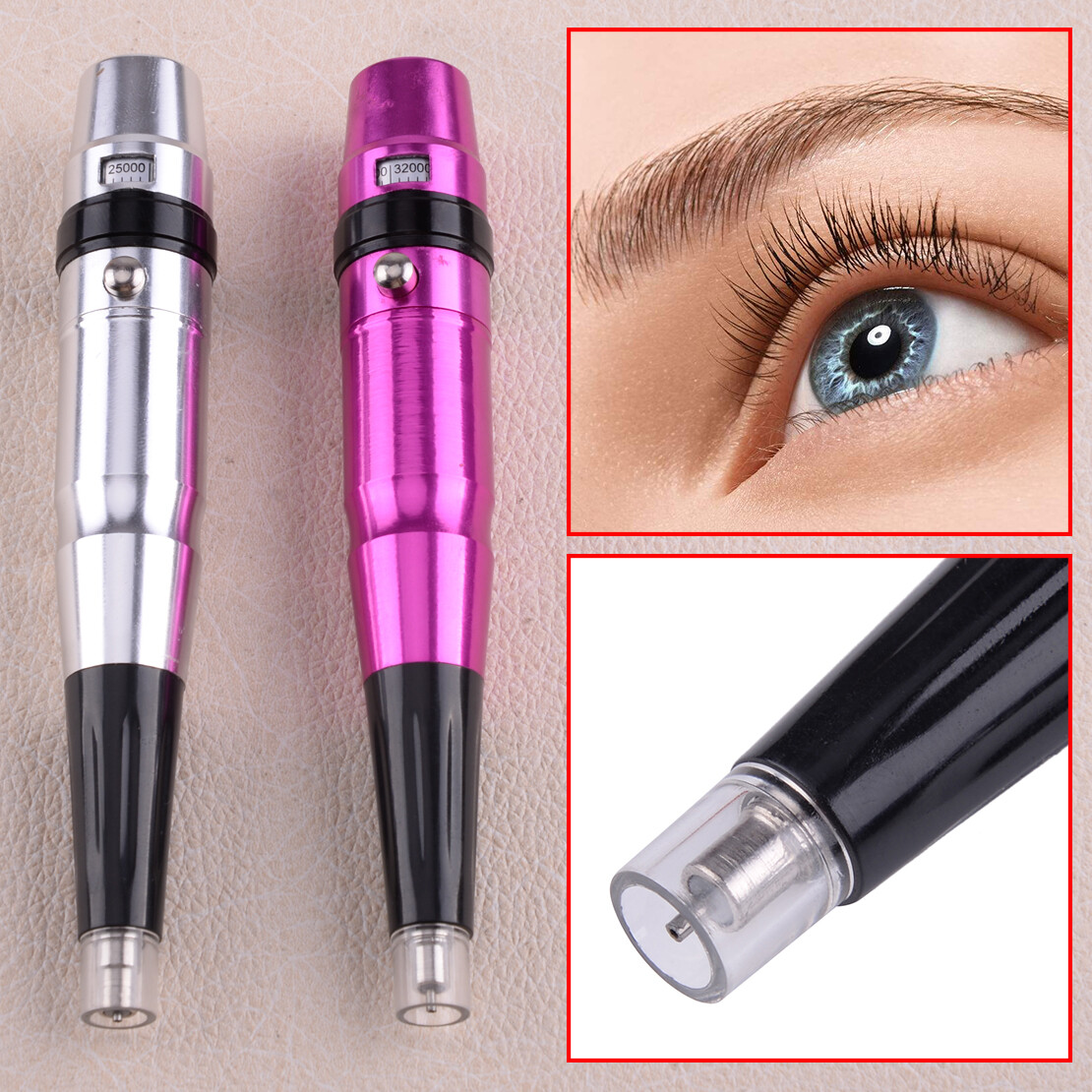 Pro Microblading Eyebrow Tattoo Machine Pen 3D Permanent Makeup Kit Shader Liner