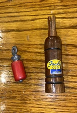 Vintage Caulk’s Crow Call Audubon Bird Call Lot Wooden 