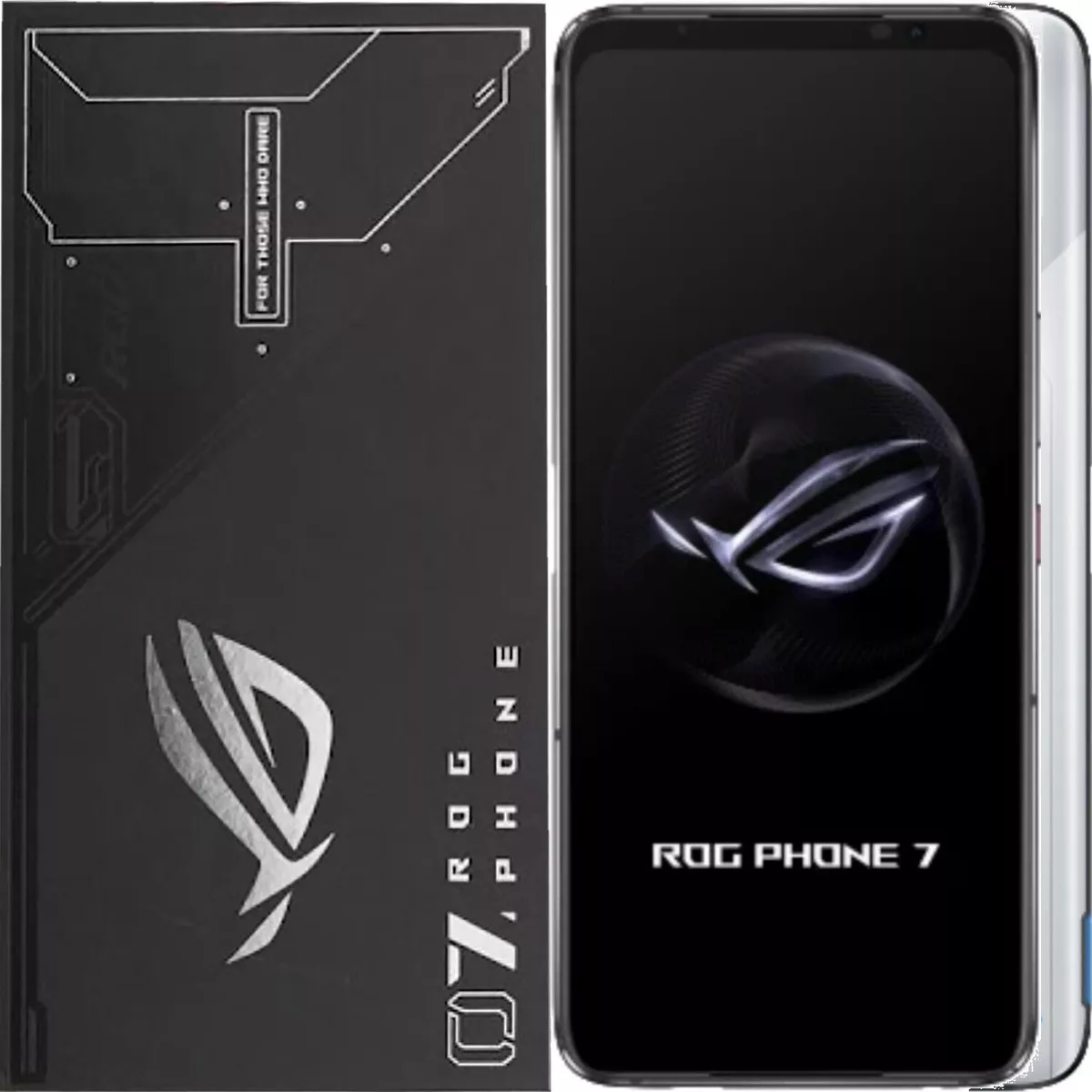 Asus ROG 7 5G Gaming Smartphone (12GB RAM, 256GB Storge) | 6.78 inch FHD+  AMOLED Display | 165Hz Refresh Rate | Snapdragon 8 Gen 2 (Storm White)