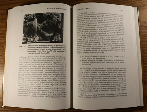 Manual of BIOCORROSION Hector A. Videla 1996 CRC Press Hardcover - Picture 4 of 4