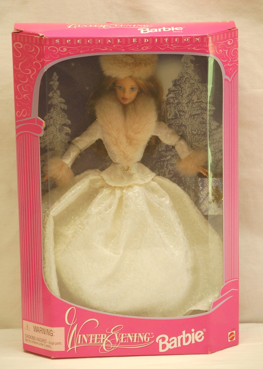 Winter Evening Barbie Doll Special Edition Brunette 1998 by Mattel