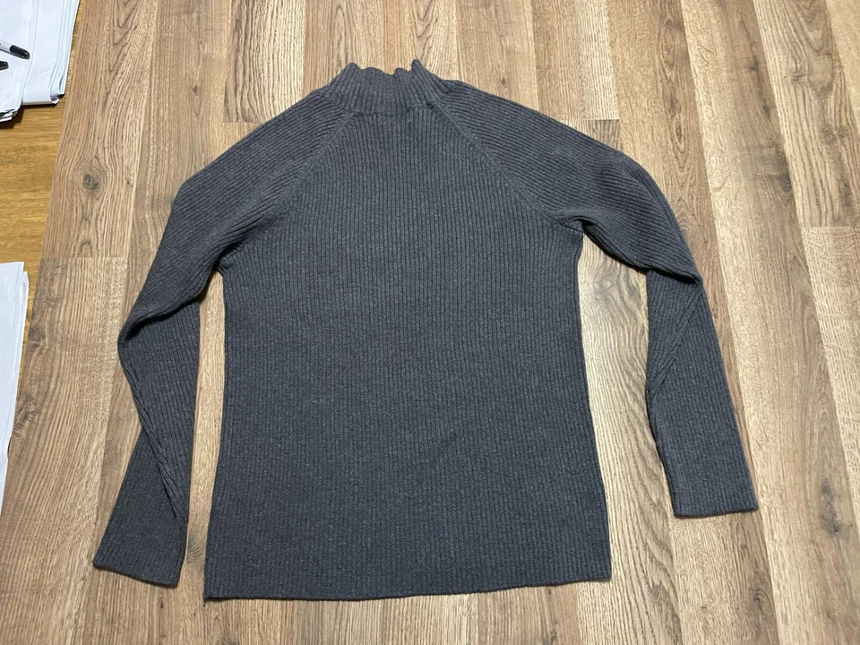 Studio Works Shirt, Women's Size Large, Gray, Long Sleeve, Turtleneck - Image 2 of 4