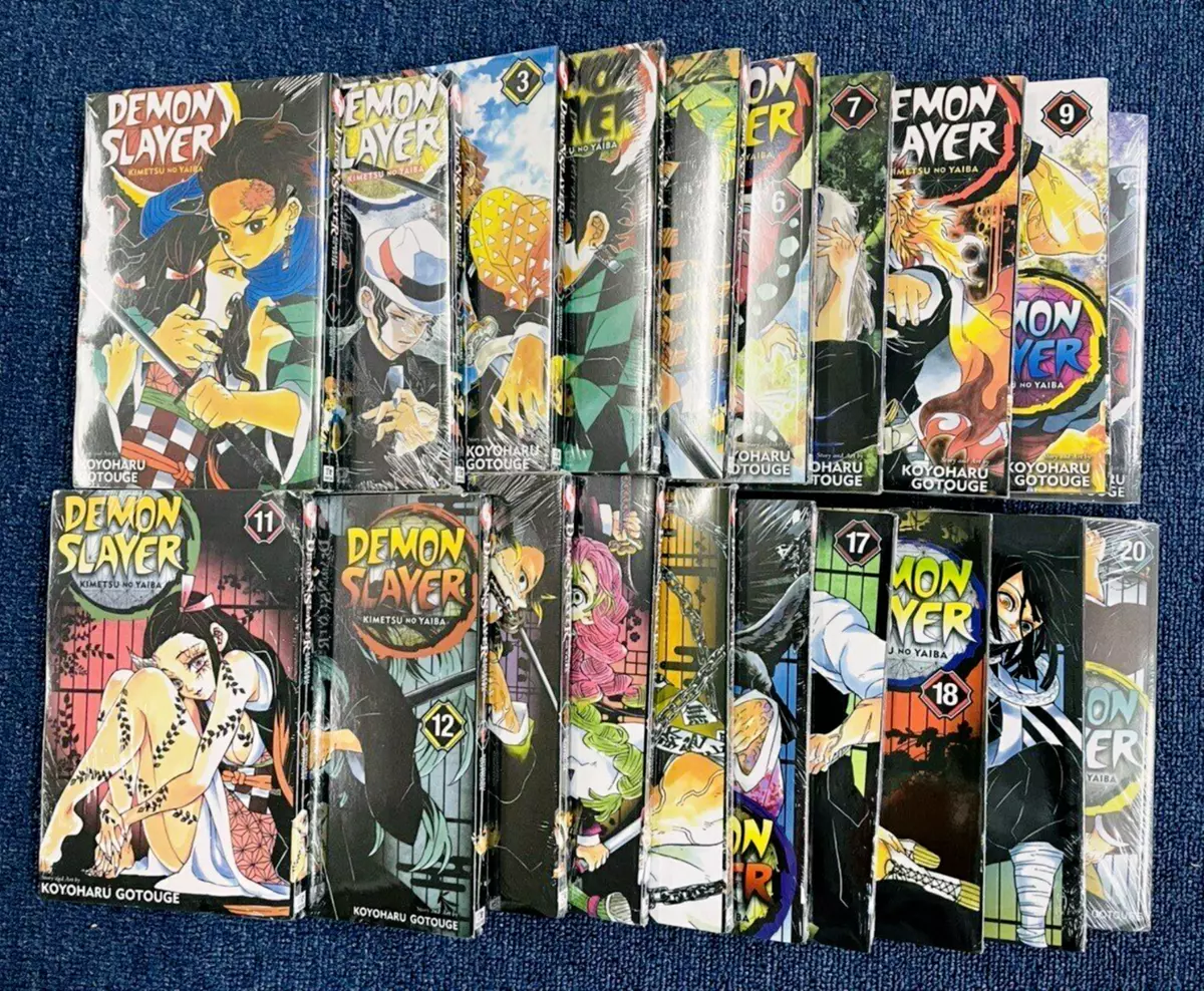 Demon Slayer Kimetsu No Yaiba Manga Volume 1-23 English Version Comic FULL  SET