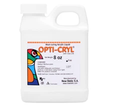 New Stetic Opti Cryl Heat Curing Acrylic Liquid Monomer 8oz