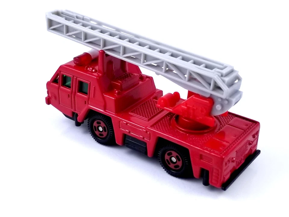 Camión de bomberos Tomy Tomica Nissan diésel escalera aérea / #22-43 Foto 4 de 4