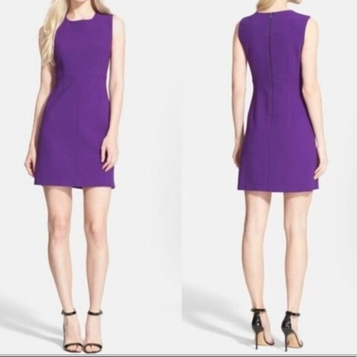 DIANE VON FURSTENBERG Carrie Dress, Round neckline, Sleeveless Size 14, $348 NWT - Picture 2 of 2