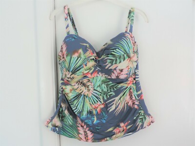 Tropical Rain Ruffle One-Piece Swimsuit - La Blanca | Penningtons
