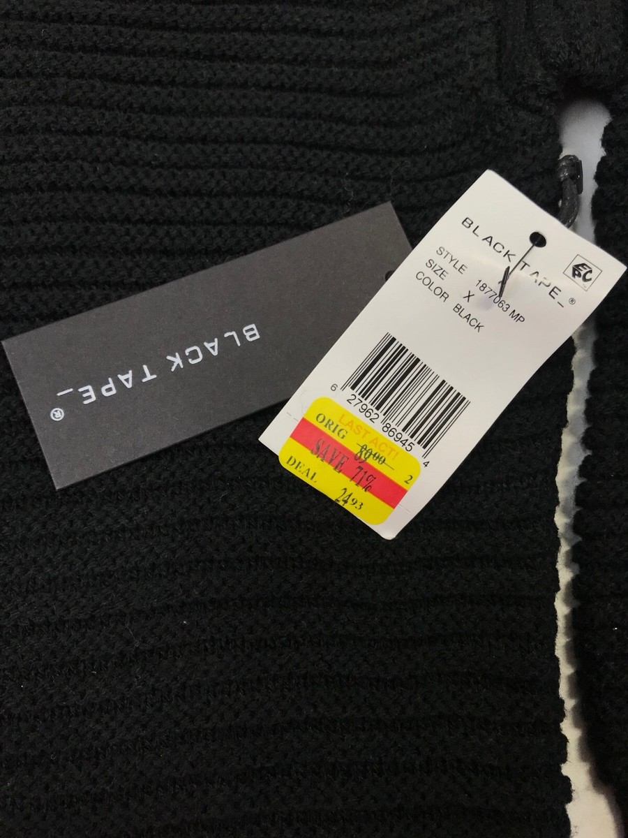Black Tape Trendy Plus Size Ottoman-Stitch Sweater Tunic Top BLACK