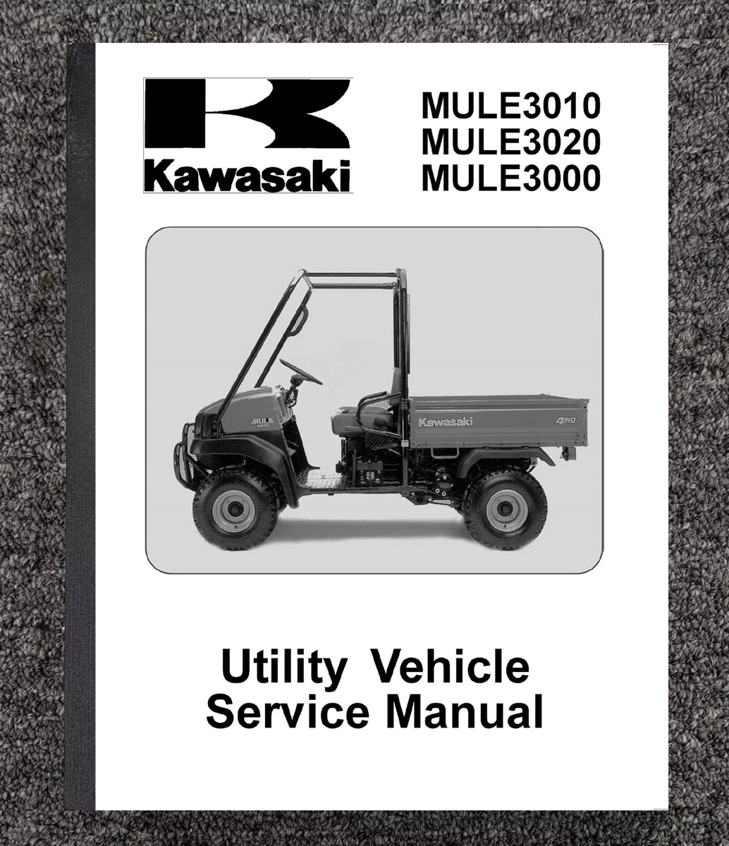 2001-2008 Kawasaki Mule 3000 3010 3020 Service Repair Manual