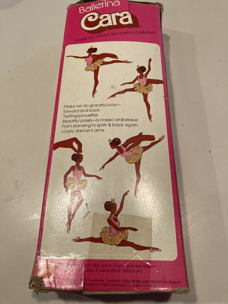 Barbie Vintage Ballerina Cara Black African American Doll 1975 