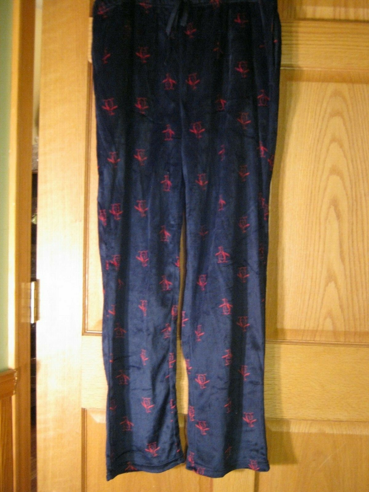 Original Penguin Munsingwear Mens Fleece Lounge Pant Navy Large 100 Polyester