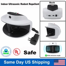 Ultrasonic Rodent Pest Repeller Control Electronic Repellent Mice Rat Reject USA