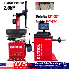 Tire Changer Machine KT-T800 2.0HP Motor Wheel Balancer KT-B760  Tires Repair