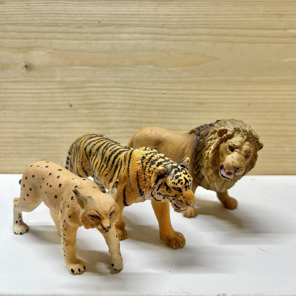 Schleich Big Cat Bundle Lion, Tiger, Lynx Wild Animals Jungle Africa
