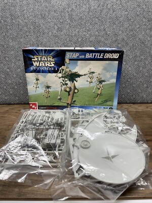 NEW AMT Ertl Star Wars Stap With Battle Droid Model Skill 2 KG