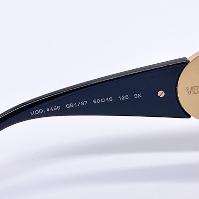 NEW VERSACE VE4450 GB1/87 WOMEN CAT EYE BLACK SUNGLASSES VERSACE MOD 4450 Versace Dark Grey Cat Eye Ladies Sunglasses VE4450 GB1/87 60  main image 2