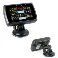 Car OBD2 Gauge Speed Meter Fuel Consumption Water Temp Display Clearing DTC Code