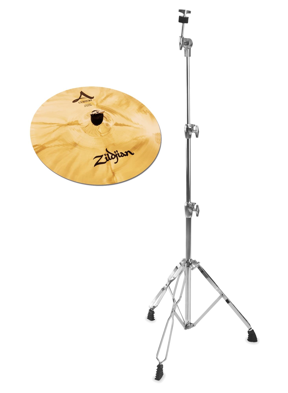 Zildjian Изготовленный на заказ набор тарелок Crash gerade Becken Ständer 17, Профессиональная подставка для барабанов